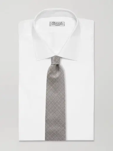 Tom Ford 9cm Prince of Wales Silk Tie - Men | Thumbnail 2