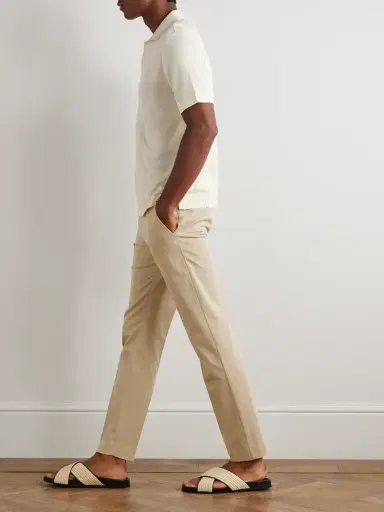 Tom Ford Tapered Cotton-Blend Twill Chinos - Men | Thumbnail 2 Tom Ford Tapered Cotton-Blend Twill Chinos - Men | Thumbnail 2