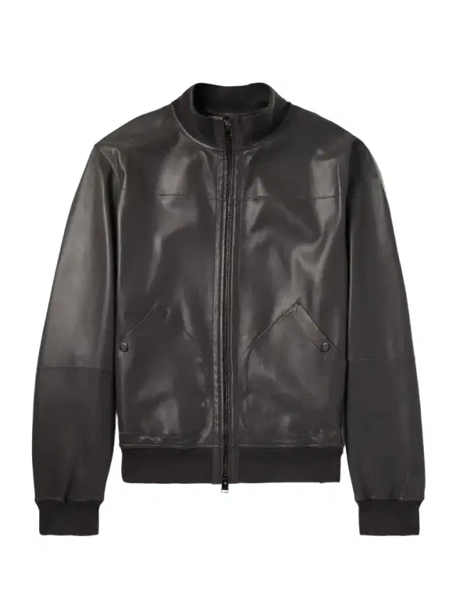 Canali Nuvola Leather Bomber Jacket - Men