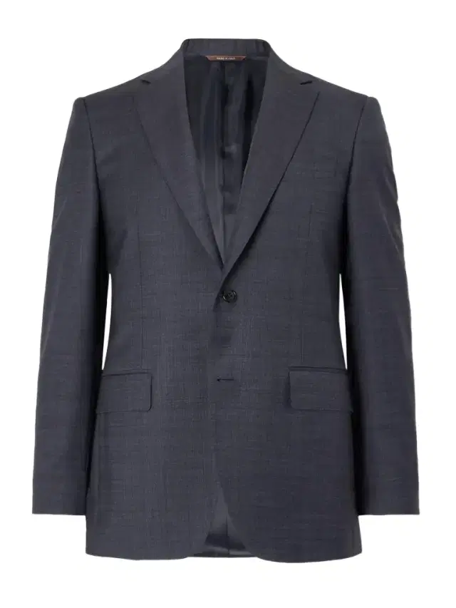 Canali Super 130s Slim-Fit Checked Wool Suit Jacket - Men
