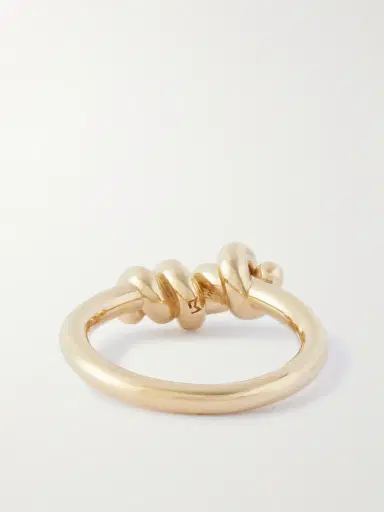LUIS MORAIS Entangled Knot 14-Karat Gold Ring - Men | Thumbnail 3 LUIS MORAIS Entangled Knot 14-Karat Gold Ring - Men | Thumbnail 3