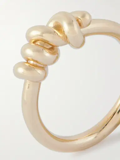 LUIS MORAIS Entangled Knot 14-Karat Gold Ring - Men | Thumbnail 4 LUIS MORAIS Entangled Knot 14-Karat Gold Ring - Men | Thumbnail 4
