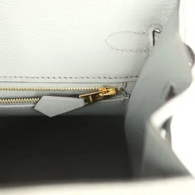 HERMÈS Hermes Birkin Sellier 25 Gris Ciment Matte Alligator Gold Hardware | Thumbnail 9
