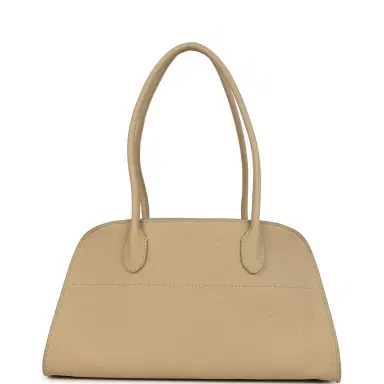 The Row The Row Margaux Shoulder 12 Bag Boulder Calfskin Silver Hardware | Thumbnail 4 The Row The Row Margaux Shoulder 12 Bag Boulder Calfskin Silver Hardware | Thumbnail 4