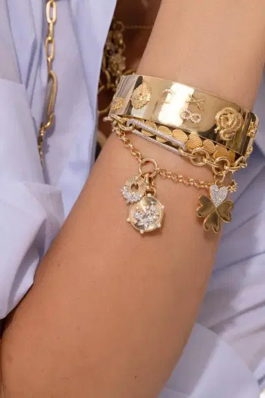 Foundrae Resilience Disk Medium Belcher Bracelet | Thumbnail 2