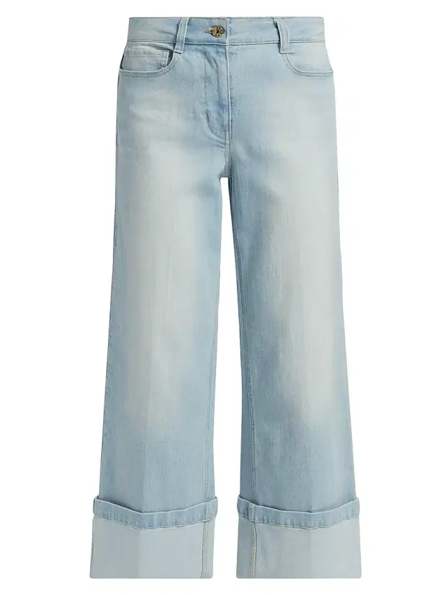 Generation Love Women's Eros High-Rise Crop Jeans - Sky Blue