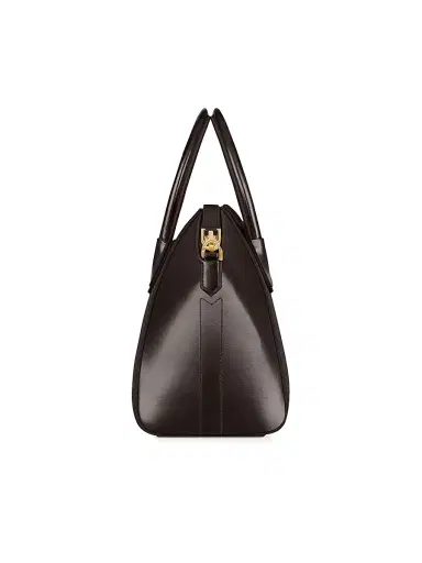 Givenchy Women's Small Antigona Top Handle Bag in Box Leather - Chocolate | Thumbnail 2 Givenchy Women's Small Antigona Top Handle Bag in Box Leather - Chocolate | Thumbnail 2