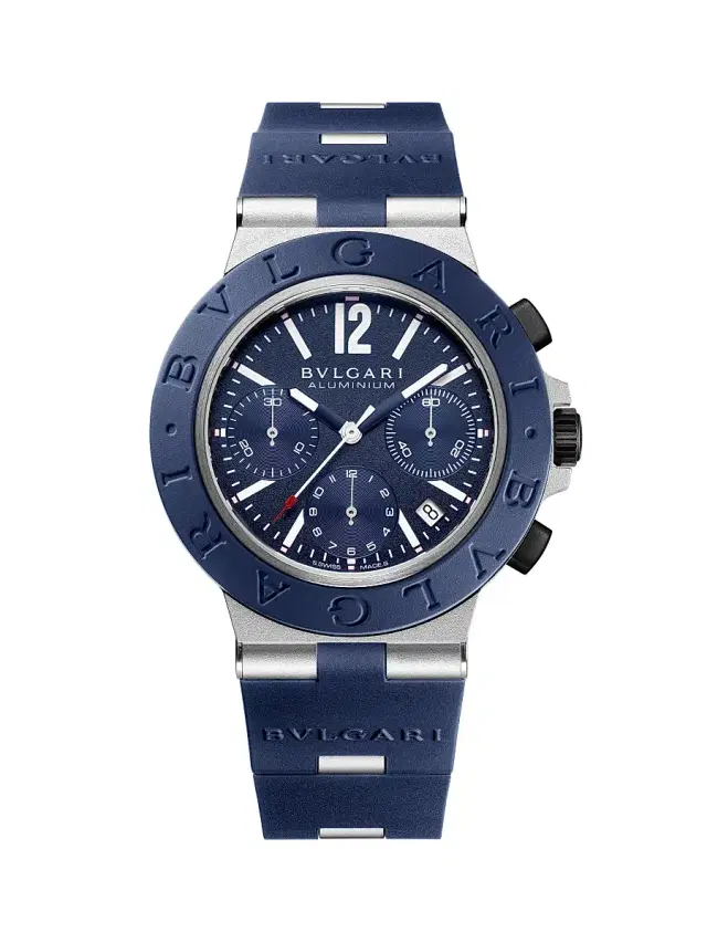 Women's Aluminum, Titanium & Rubber Chronograph Watch/41MM - Blue Women's Aluminum, Titanium & Rubber Chronograph Watch/41MM - Blue