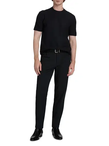 Emporio Armani Men's Box Stitch Cotton T-Shirt - Fancy Blue | Thumbnail 2 Emporio Armani Men's Box Stitch Cotton T-Shirt - Fancy Blue | Thumbnail 2
