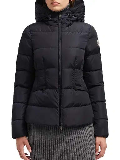 Moncler Women's Avoce Fitted Down Jacket - Night Blue | Thumbnail 2 Moncler Women's Avoce Fitted Down Jacket - Night Blue | Thumbnail 2