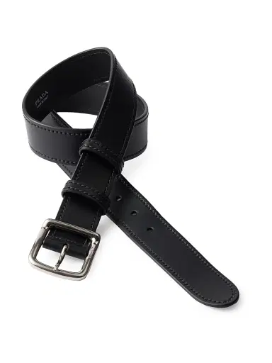 Prada Men's Leather Belt - Black | Thumbnail 2