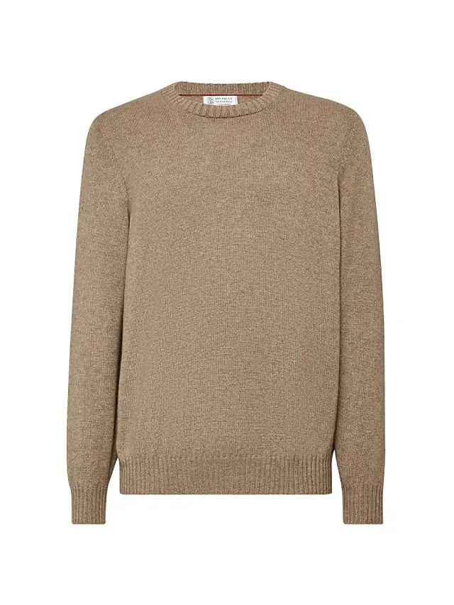 Men's Cashmere Sweater - Brown