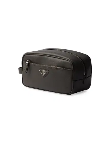 Prada Saffiano Leather Travel Pouch | Thumbnail 2 Prada Saffiano Leather Travel Pouch | Thumbnail 2