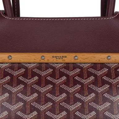 goyard Goyard Saigon Tote Burgundy Goyardine Canvas Palladium Hardware | Thumbnail 6 goyard Goyard Saigon Tote Burgundy Goyardine Canvas Palladium Hardware | Thumbnail 6