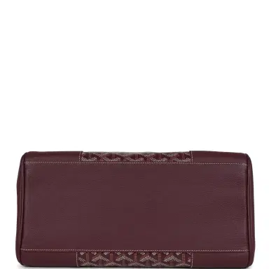 goyard Goyard Saigon Tote Burgundy Goyardine Canvas Palladium Hardware | Thumbnail 7 goyard Goyard Saigon Tote Burgundy Goyardine Canvas Palladium Hardware | Thumbnail 7