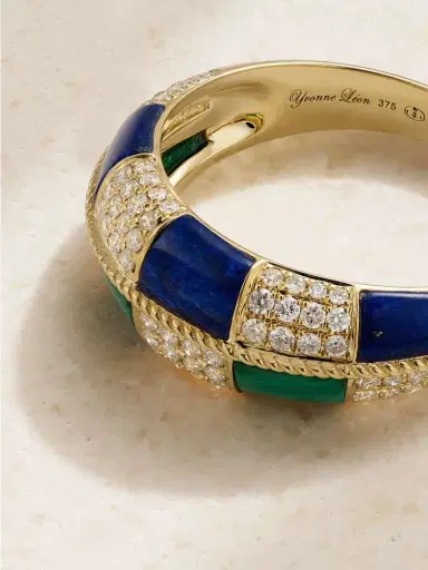 Yvonne Léon Alliance 9-karat Gold Multi-stone Ring | Thumbnail 4 Yvonne Léon Alliance 9-karat Gold Multi-stone Ring | Thumbnail 4
