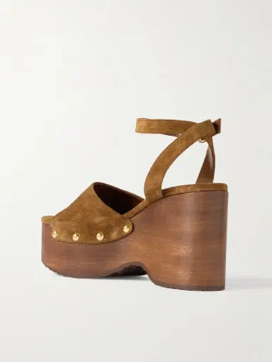 Gianvito Rossi 110 Studded Suede Platform Sandals | Thumbnail 3 Gianvito Rossi 110 Studded Suede Platform Sandals | Thumbnail 3