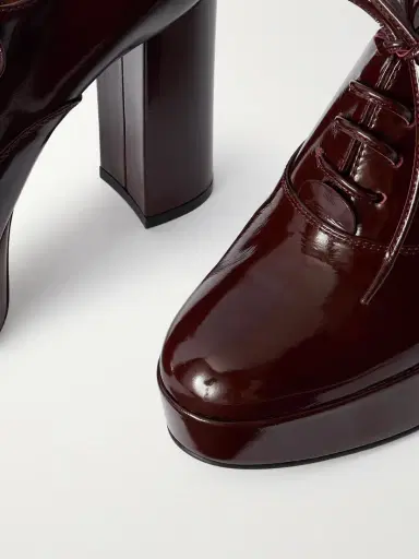 Gianvito Rossi 70 Patent-leather Platform Oxford Pumps | Thumbnail 4 Gianvito Rossi 70 Patent-leather Platform Oxford Pumps | Thumbnail 4