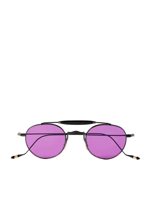 Jacques Marie Mage Dasan Round-frame Beta-titanium Sunglasses