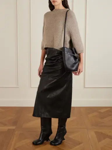 Liffner Buckled Leather Bucket Bag | Thumbnail 2 Liffner Buckled Leather Bucket Bag | Thumbnail 2