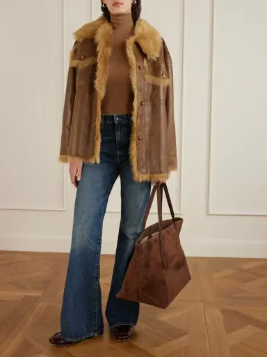 Liffner Mega Sprout Suede Tote | Thumbnail 2