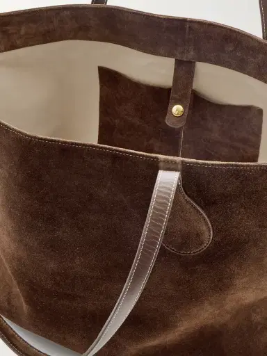 Liffner Mega Sprout Suede Tote | Thumbnail 6