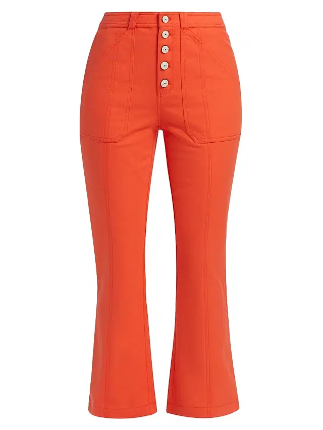 Cinq à Sept Women's Wallace Cropped Pants - Cherry Tomato