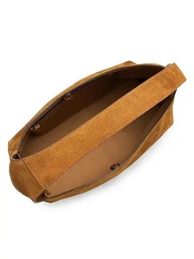Tory Burch Women's Suede Hobo Bag - Caramel | Thumbnail 2