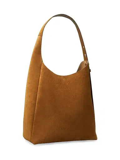 Tory Burch Women's Suede Hobo Bag - Caramel | Thumbnail 4