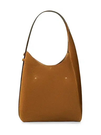 Tory Burch Women's Suede Hobo Bag - Caramel | Thumbnail 5