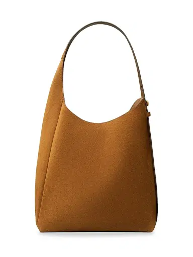 Tory Burch Women's Suede Hobo Bag - Caramel | Thumbnail 1