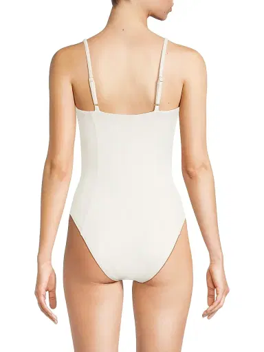 Hutch Women's Townes Bow One-Piece Swimsuit - White | Thumbnail 5