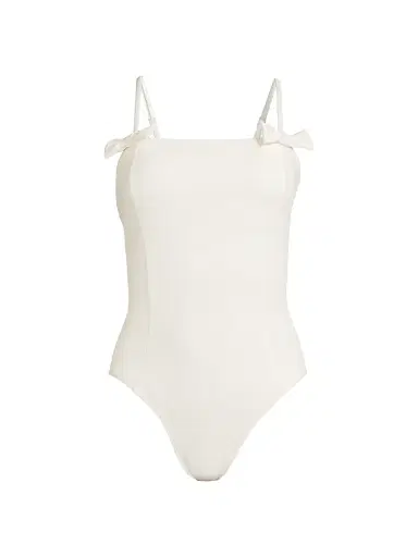 Hutch Women's Townes Bow One-Piece Swimsuit - White | Thumbnail 1