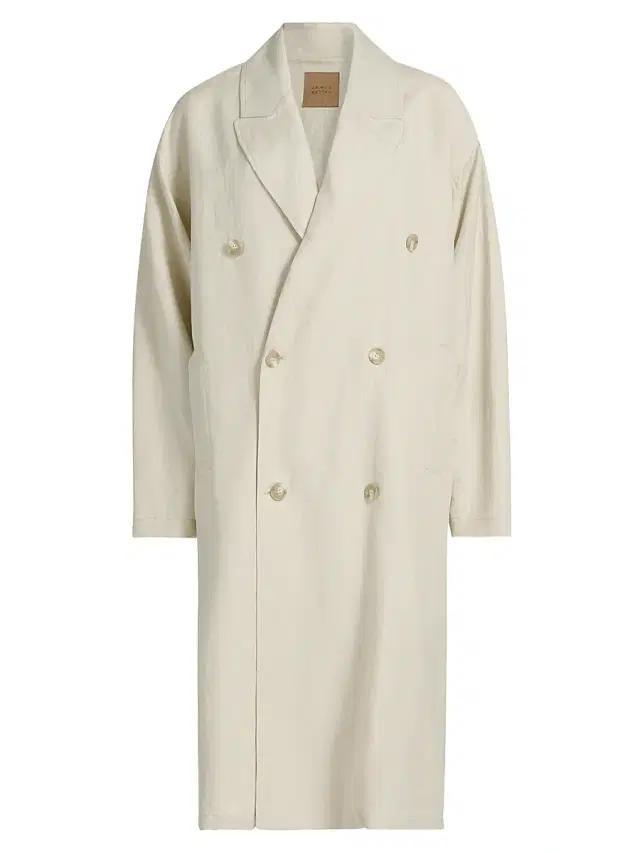 Women's The Baggy Double-Breasted Trench Coat - Stone