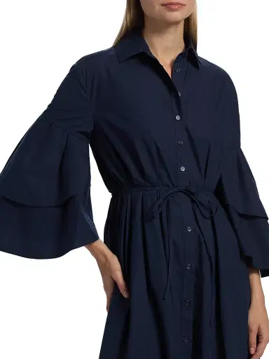 Rosie Assoulin Women's Fiesta Cotton Midi-Shirtdress | Thumbnail 6