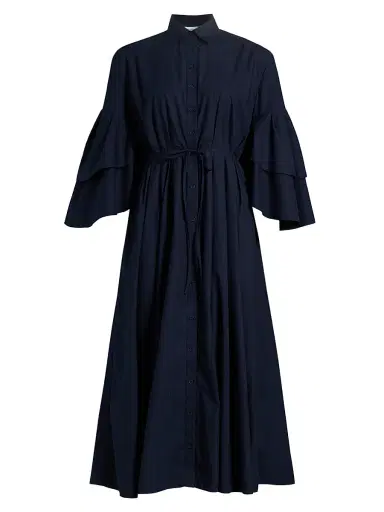 Rosie Assoulin Women's Fiesta Cotton Midi-Shirtdress | Thumbnail 1