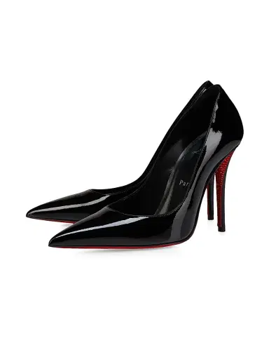 Christian Louboutin Women's Miss Z Suola Strass 100MM Pumps - Black | Thumbnail 2 Christian Louboutin Women's Miss Z Suola Strass 100MM Pumps - Black | Thumbnail 2