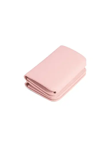Balenciaga Women's Cash 2.0 Mini Wallet - Suede Pink | Thumbnail 2