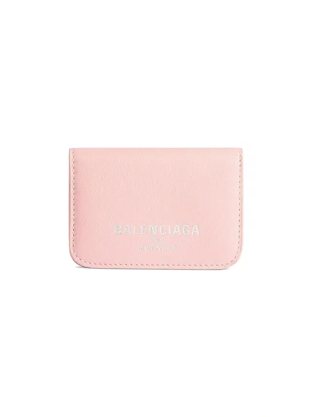 Balenciaga Women's Cash 2.0 Mini Wallet - Suede Pink