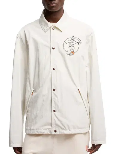 Moncler Genius Men's Moncler x Gilga Farm by Donald Glover Satsuma Shacket - White | Thumbnail 2 Moncler Genius Men's Moncler x Gilga Farm by Donald Glover Satsuma Shacket - White | Thumbnail 2