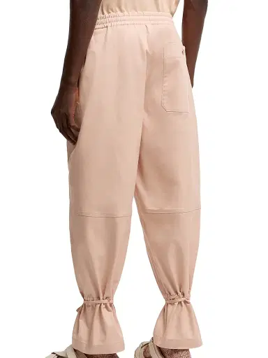 Moncler Genius Men's Moncler x Gilga Farm by Donald Glover Pants in Cotton Gabardine - Peach Pink | Thumbnail 4