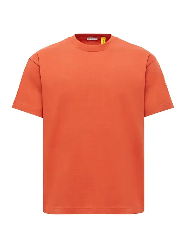 Moncler Genius Men's Moncler x Gilga Farm by Donald Glover Crew-Neck T-Shirt in Cotton - Orange