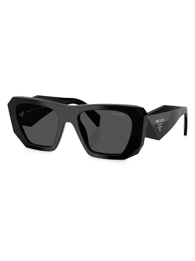 Prada Women's 53MM Square Sunglasses - Black | Thumbnail 2 Prada Women's 53MM Square Sunglasses - Black | Thumbnail 2