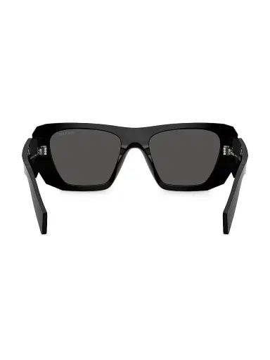 Prada Women's 53MM Square Sunglasses - Black | Thumbnail 4 Prada Women's 53MM Square Sunglasses - Black | Thumbnail 4