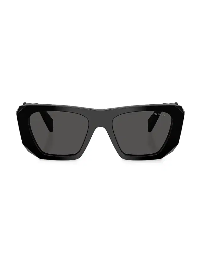 Prada Women's 53MM Square Sunglasses - Black