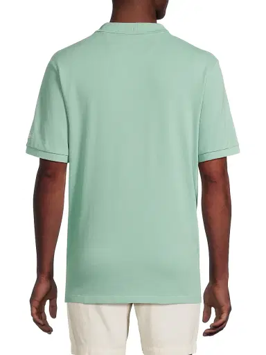 MC2 Saint Barth Men's Charles Stretch-Cotton Polo Shirt - Sage | Thumbnail 5