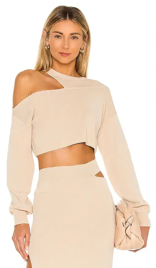 Michael Costello x REVOLVE Asym Cut Out Dolman Sweater