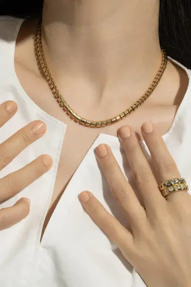 SIDNEY GARBER Short Narrow Ophelia Necklace - 16in | Thumbnail 4 SIDNEY GARBER Short Narrow Ophelia Necklace - 16in | Thumbnail 4
