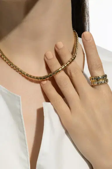 SIDNEY GARBER Short Narrow Ophelia Necklace - 16in | Thumbnail 5 SIDNEY GARBER Short Narrow Ophelia Necklace - 16in | Thumbnail 5