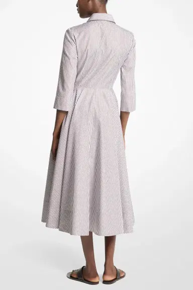 Michael Kors Collection Short Sleeve Shirt Dress | Thumbnail 3